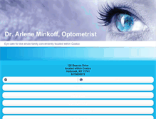 Tablet Screenshot of drminkoffoptometrist.com